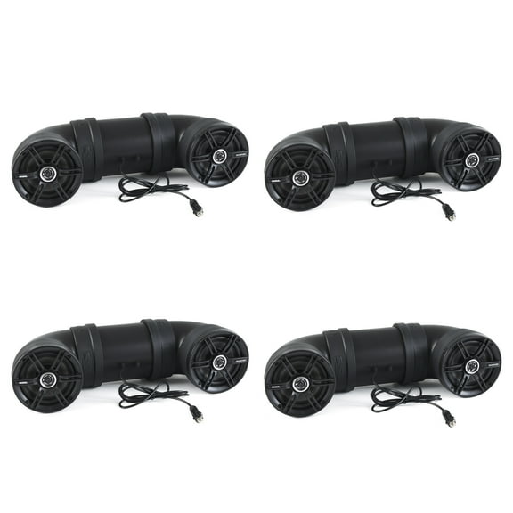 Soundstorm Bluetooth 6.5" 450W ATV/Marine Amplified Tube Speaker (4 Pack)