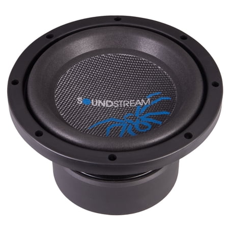 Soundstream 500W 8 Inch Reference R3 Dual 2 Ohm Subwoofer, Blue/Black