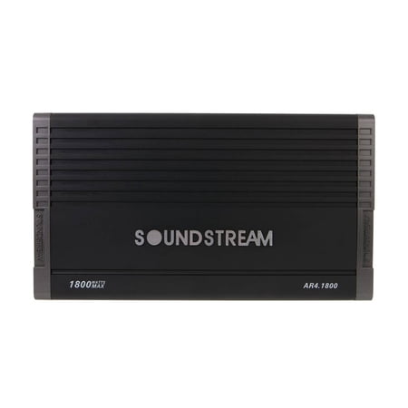 Soundstream Arachnid Series 1800W Class A/B Full Range Amplifier, Black
