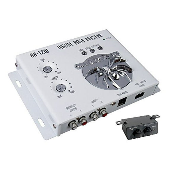Soundstream BX-12W Digital Bass Processor with Remote (White)