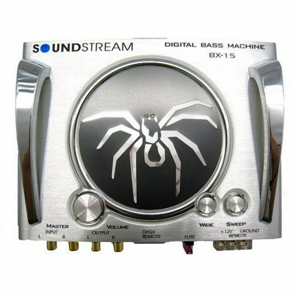 Soundstream BX-15 Bass Maximizer and Bass Restoration Processor, Black Bass Booster, Epicenter