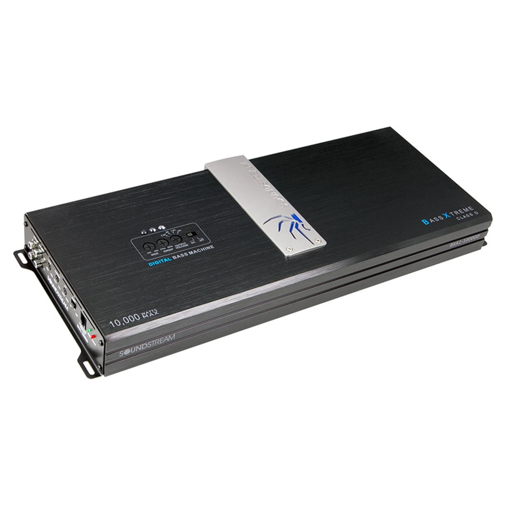 Soundstream Bass Xtreme 10,000W 1 Channel Monoblock Vehicle Audio Amplifier, Black, 15 lbs