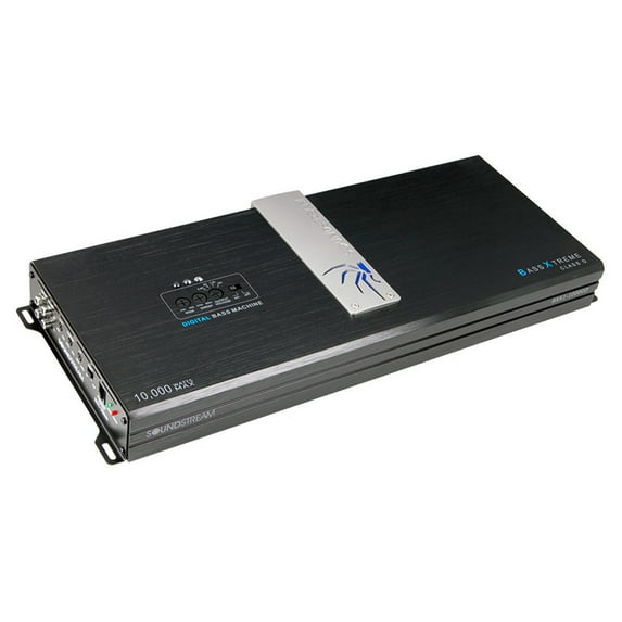 Soundstream Bass Xtreme 10,000W 1 Channel Monoblock Vehicle Audio Amplifier, Black, 15 lbs