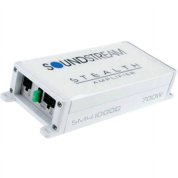 Soundstream Sm4.1000d Stealth Marine Series Class D Micro Amp (4 Channels, 1,000 Watts)