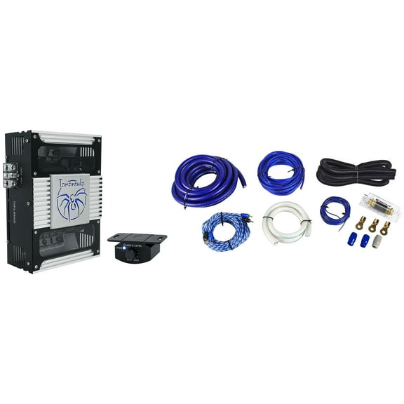 Soundstream TXP2.6500D 6500 Watt 2-Channel Class D Car Audio Amplifier+Amp Kit