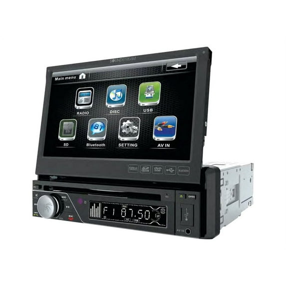 Soundstream VIR-7830B - DVD receiver - display - 7" - in-dash unit - Single-DIN - 52 Watts x 4