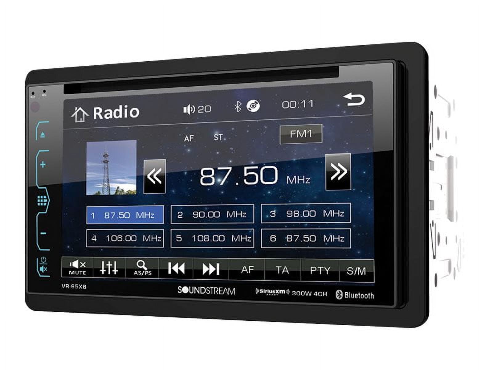 Soundstream VR65XB DVD receiver display 6.2" touch screen in
