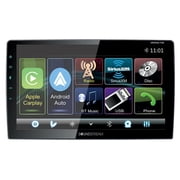 Soundstream VRCPAA-106 Double DIN 10.6 Touchscreen Car Stereo   Apple CarPlay, Android Auto, Bluetooth, CD/DVD