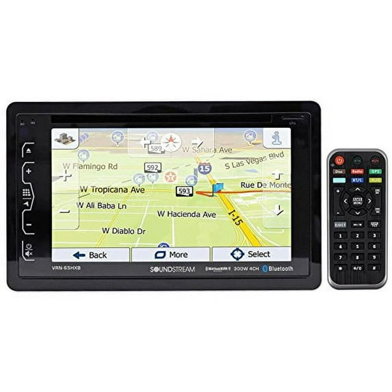 Soundstream VRN65HXB 2-din Aptix Source Unit W/ Igo Gps Phonelink Sxm Ready & 7" Lcd