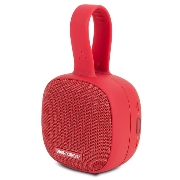 Soundstream h2GO IPX7 Waterproof Portable Bluetooth Speaker, Red