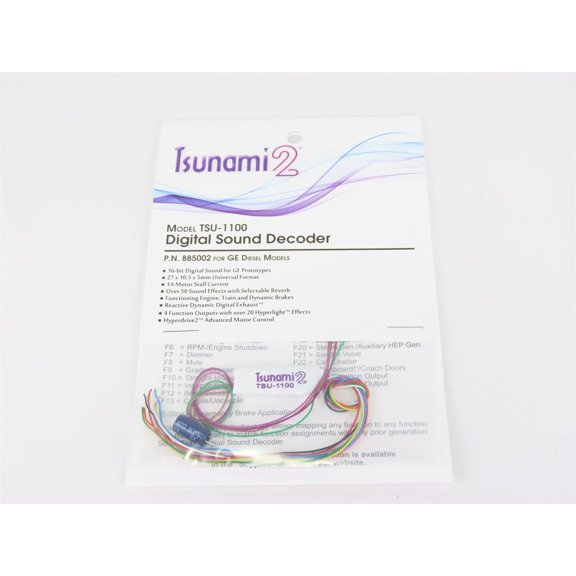 Soundtraxx Tsunami 2 TSU-1100 885002 GE Diesel 1AMP DCC / SOUND Decoder