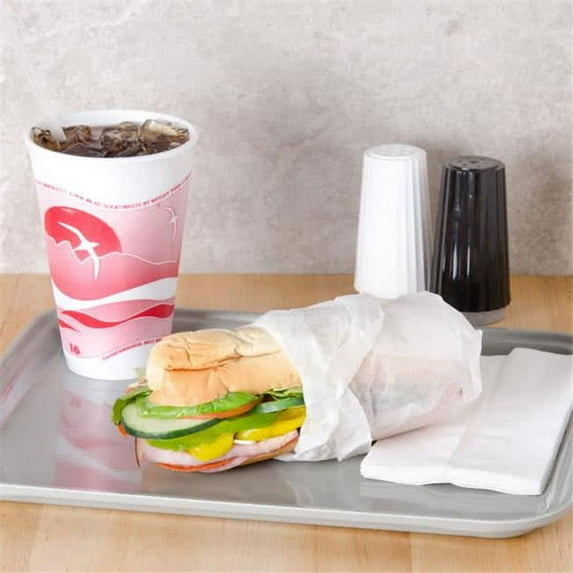 Soundview 112012 CPC 12 x 10.75 in. Master Wax Interfold Deli Paper, White - Case of 6000