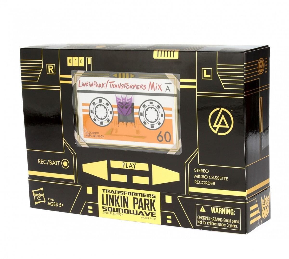 Soundwave Gold Version Linkin Park Edition Transformers Platinum Edition