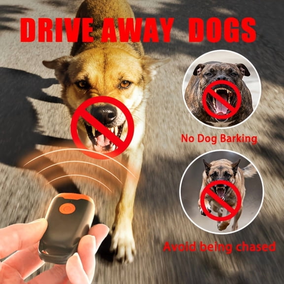 Soundwave technology Dog Repellent Device - Bark & Aggressive Dog Alarm with One-Touch Operation, Portable Bark Control for Personal Safety, for Humans & Pets, Charging Indicator