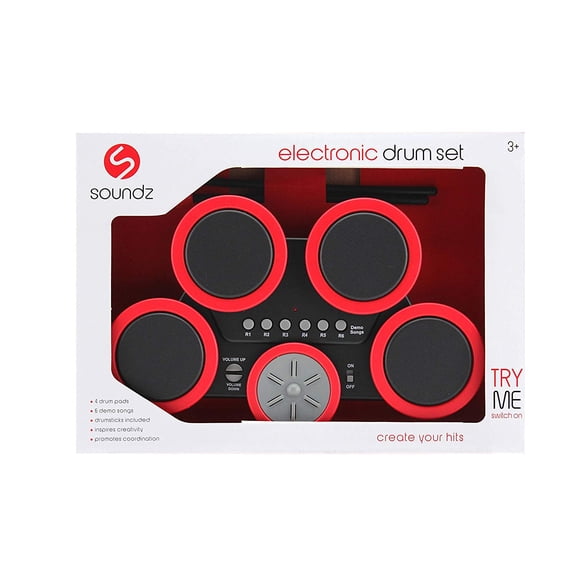 Soundz Electric Drum for Kids Tons of Various Functions & Activity (Adjustable Volume)