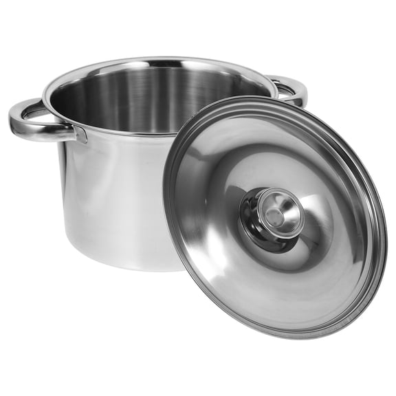 Soup Boiling Pan Thicken Cooking Pot Stainless Steel Stewing Pot Multifunctional Pot