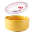 thumbnail image 1 of Soup Bowl With Lid, Serving Bowl Salad Bowl With Lid, Small Ramen Bowl, Cereal Bowl With Lid-yellow-800ml, 1 of 7