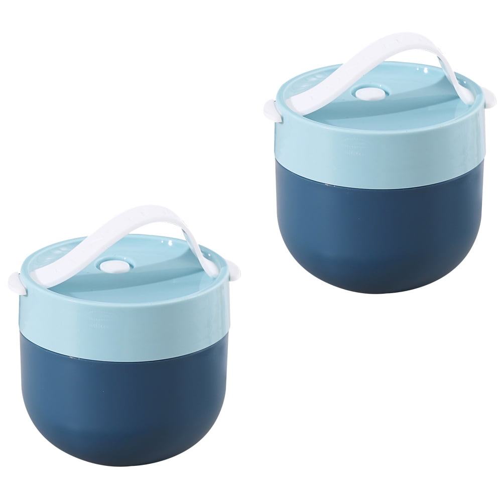 Soup Cup Bowl Breakfast Storage Container Jar with Lid for Office