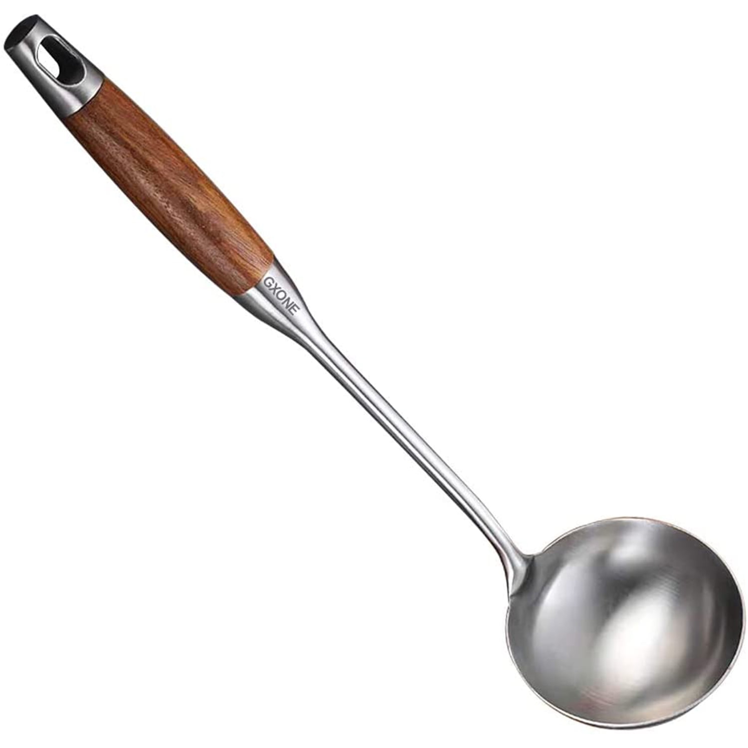 Stainless Steel Serving Ladle with Plastic Handle (국자) – eKitchenary