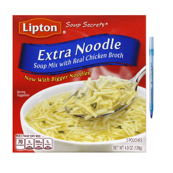 Soup Mix, With Real Chicken Broth, Extra Noodle 4.9 oz
