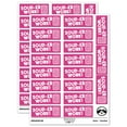 thumbnail image 1 of Soup-er Super Work Teacher Student School Sticker Set - Hot Pink - Matte Finish - 2.00" Large, 1 of 7