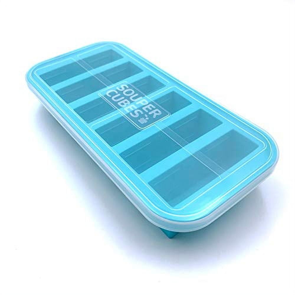 Souper Cubes 1/2-Cup Freezing Tray with lid, makes 6- 1/2 cup portions