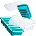 thumbnail image 1 of Souper Cubes 1/2 Cup Silicone Freezer Tray with Lid, Silicone Soup Freezer Mold, Perfect for Storing Sauce, Smoothies, Rice and More, 1 of 6