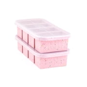 Souper Cubes 1 Cup Silicone Freezer Trays With Lids, Cotton Candy, 2-Pack