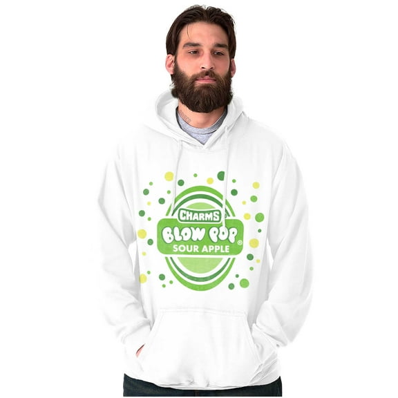 Sour Apple Blow Pop Retro Candy Logo Unisex Plus Size Hoodie Brisco Brands 3X