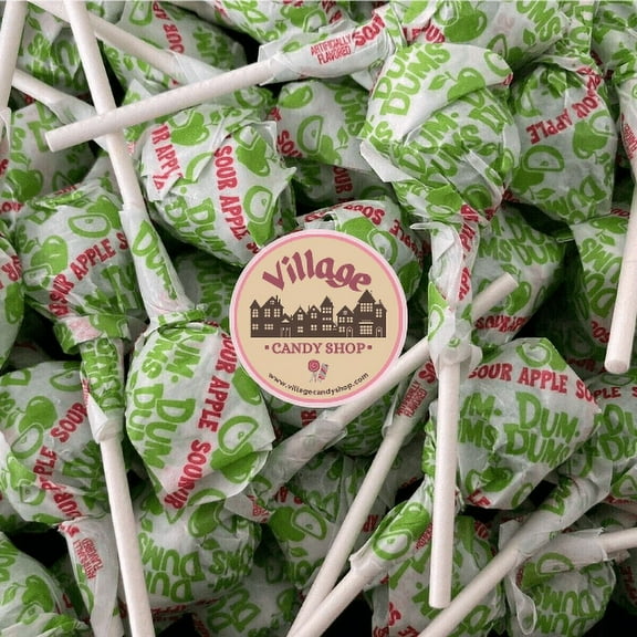 Sour Apple Dum Dums - 35 Count