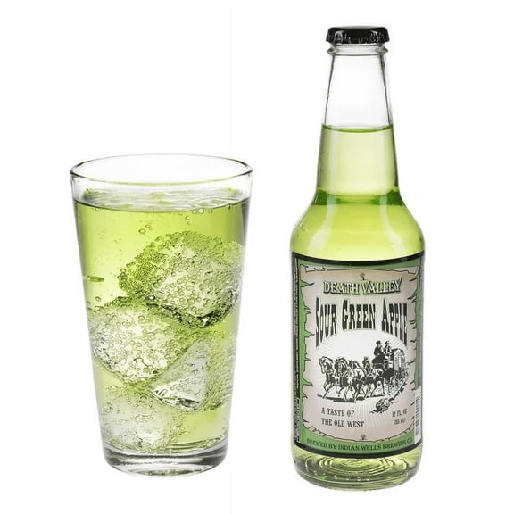 Sour Apple Soda Pop- Soda pop with tart green apple flavor.
