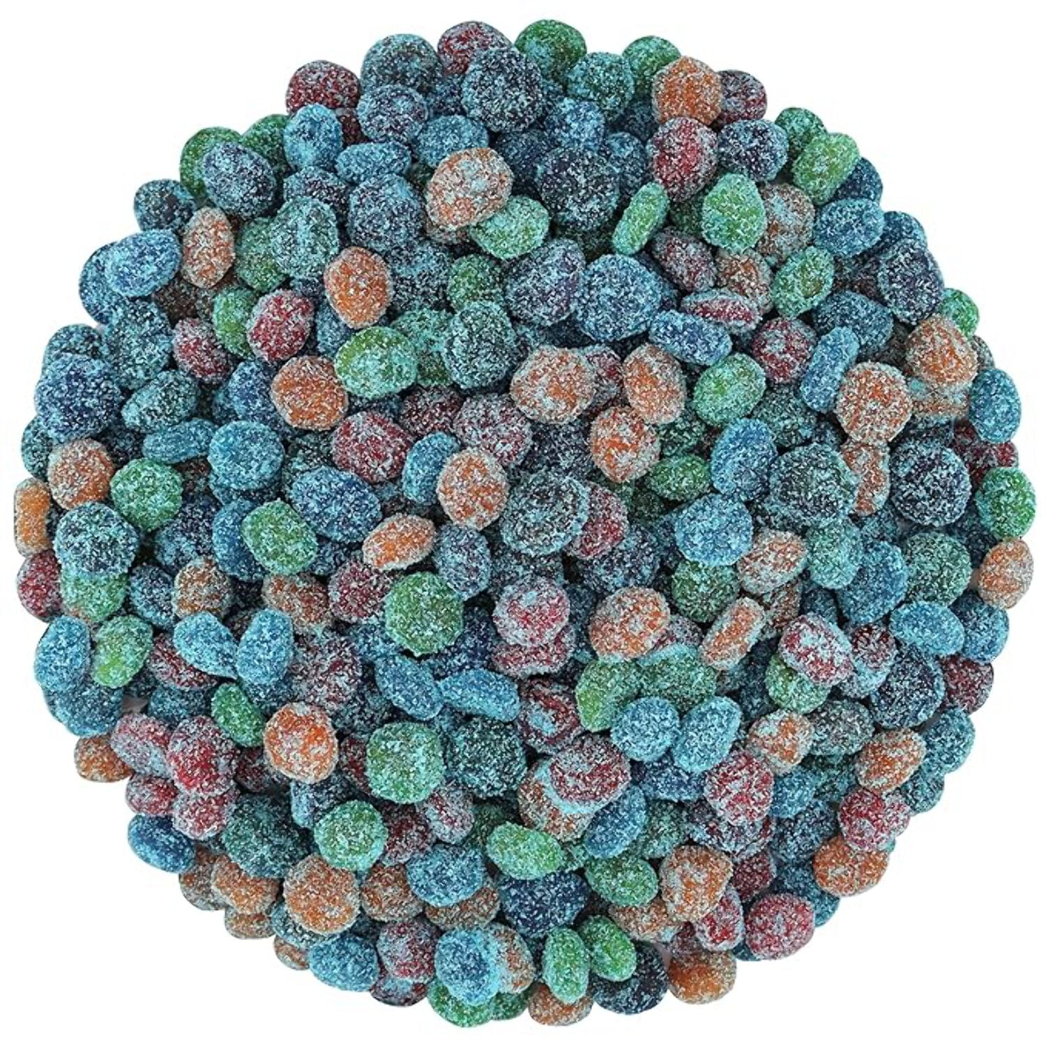Sour Blue Raspberry Gushers  Sweet, Tangy, & Bursting with Flavor  Chewy Blueberry Gummies with Juicy Filling  Party Candy, Snack & Sweet Treat