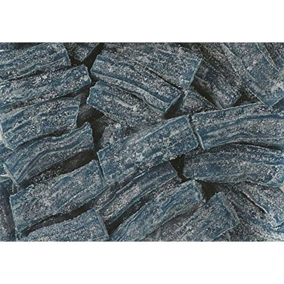 Sour Blue Raspberry Licorice Bits by Its Delish, 5 lbs