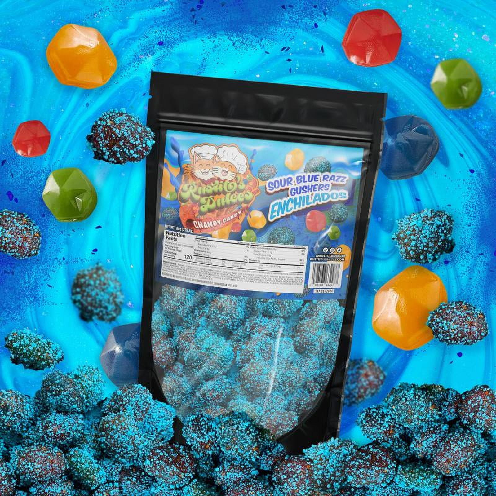 Sour Blue Razz Gushers Enchilados