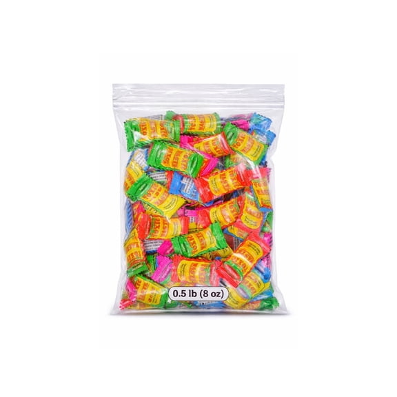 Sour Candy Assortment Mixed Flavor Hard Candy Individually Wrapped 0.5 lb (8 oz)