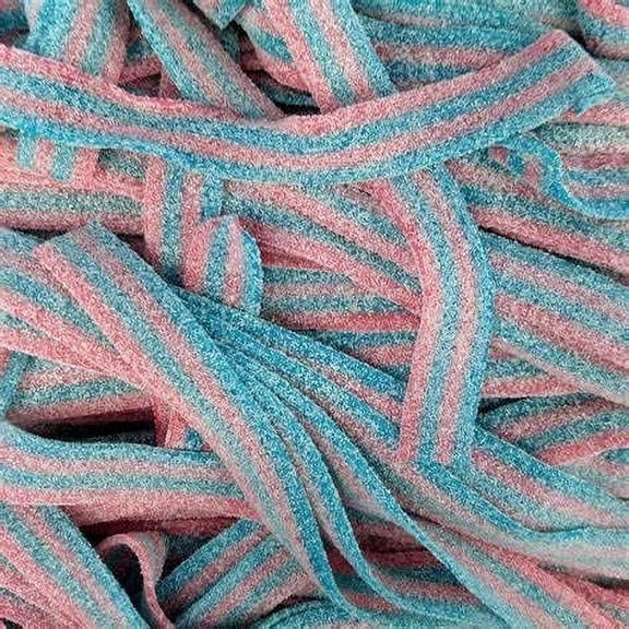 Sour Candy - Cotton Belt Candy - 1.3 Lb Candy Belts in Bag - Sour Candy Belts - Sour Candy Ribbons