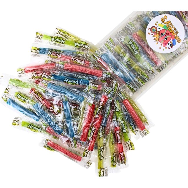Sour Candy, Sour Punch Straws Sour Candy Variety Straws Individually