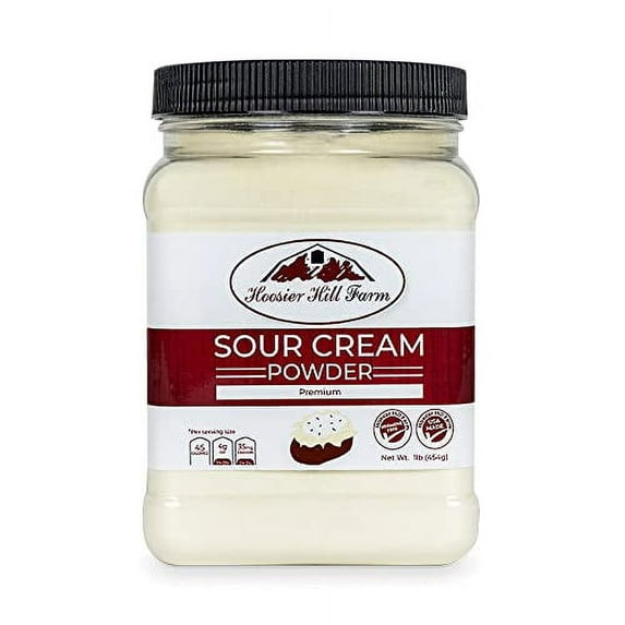 Sour Cream Powder by Hoosier Hill Farm, 1LB (Pack of 1)