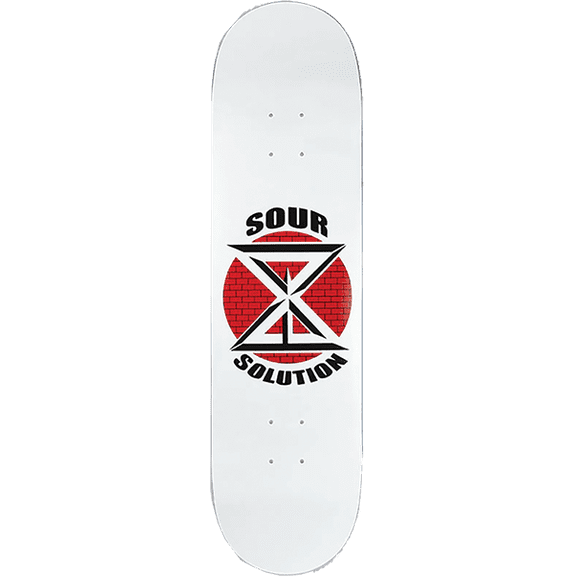 SOUL TRIP Dk Logo Skateboard Deck 8.25 White