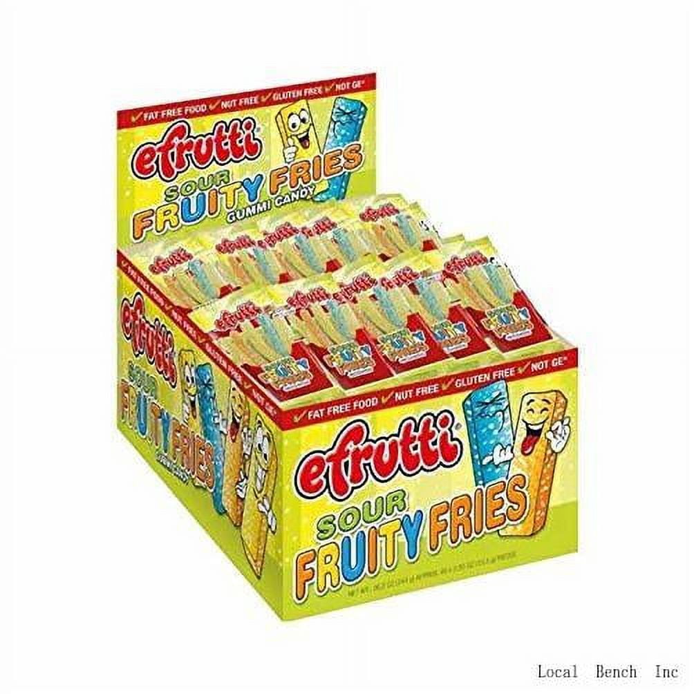 Sour Fruity Fries Gummi Candy, 0.55-Ounce (Pack Of 48)
