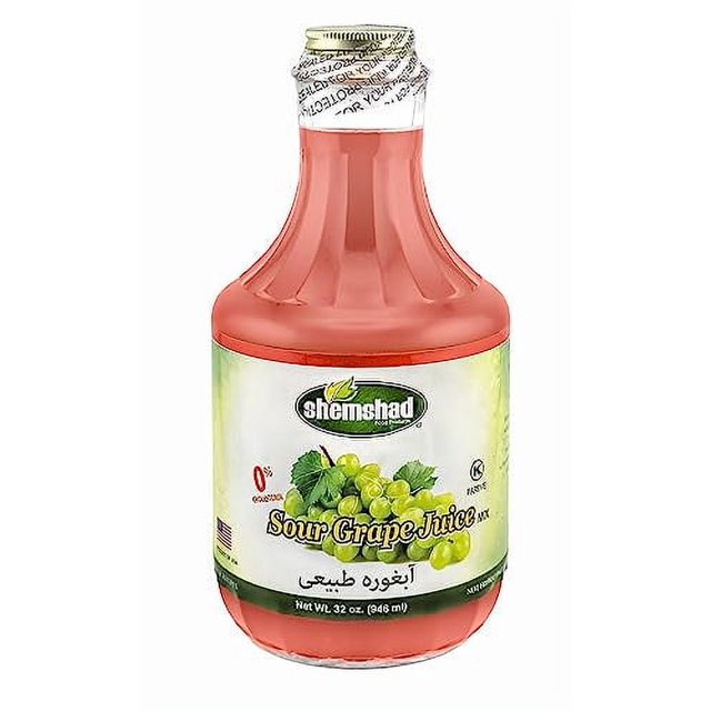Sour Grape Juice 32 FL OZ Persian Verjus (Abghooreh) Not From