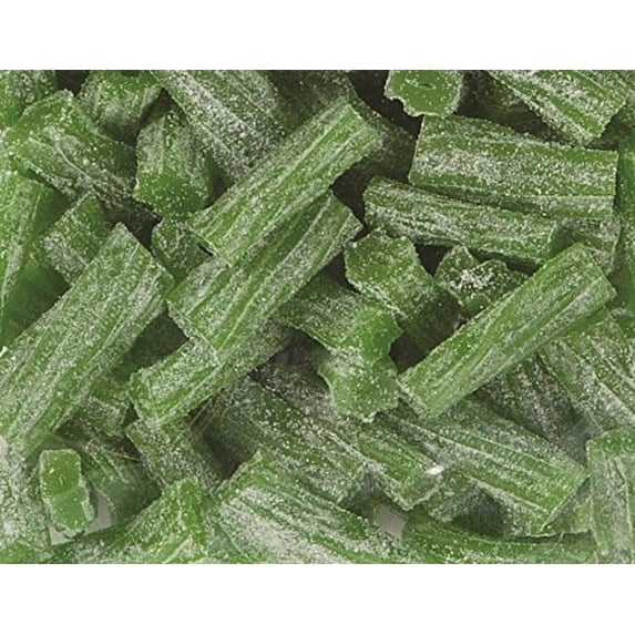 Sour Green Apple Licorice Bits by Its Delish, 2 lbs