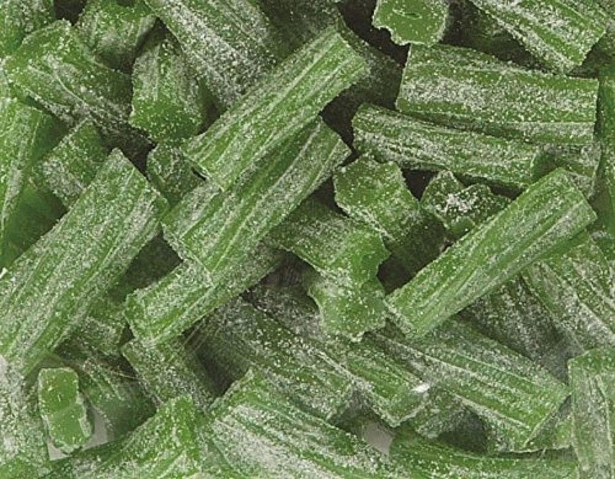 Sour Green Apple Licorice Bits by Its Delish, 5 lbs