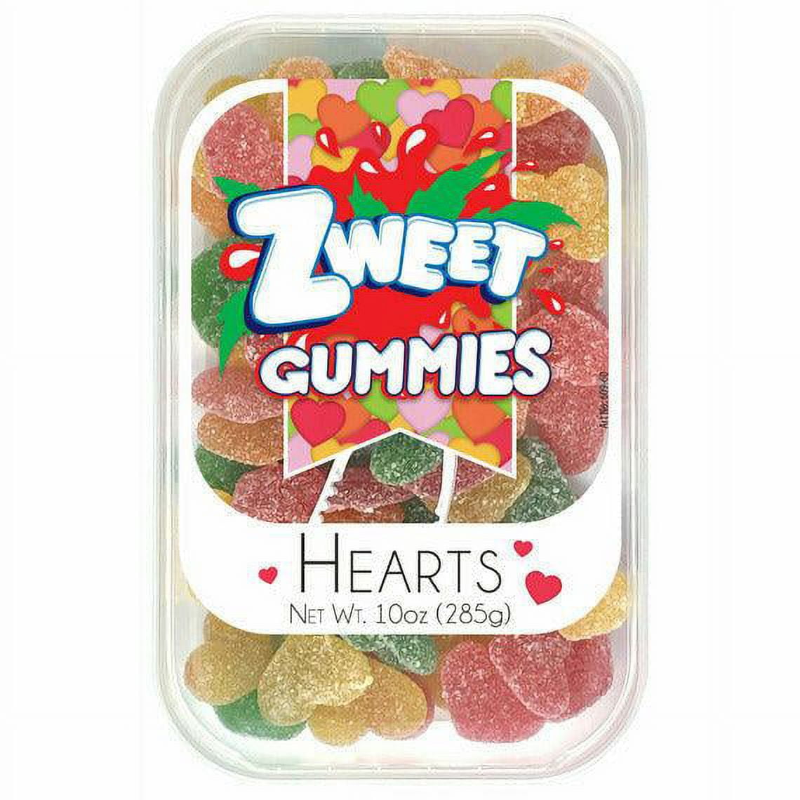 Sour Gummy Hearts Zweet 10 oz