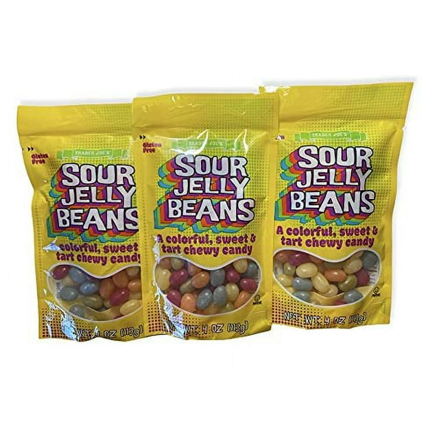 Sour Jelly Beans Gluten Free (Pack of 3)