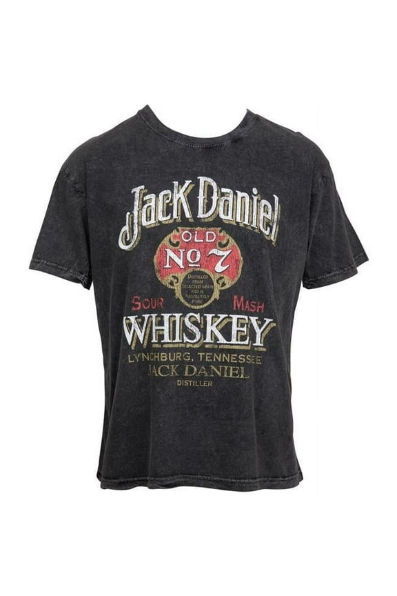 Sour Mash Vintage Poster Mens T-Shirt, Black - Large