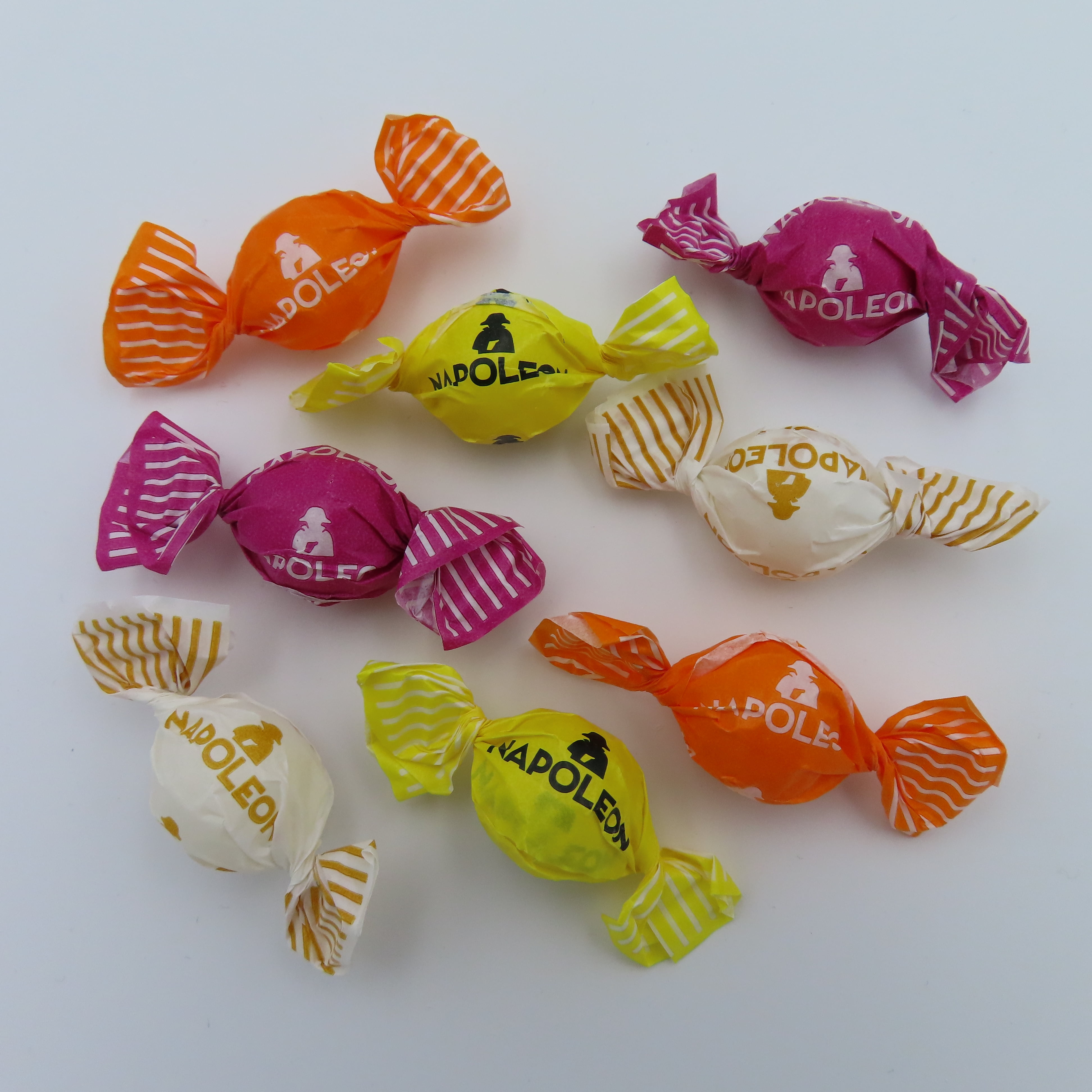 Sour Napoleons Assorted Fruit 1 pound sour bon bon hard candy