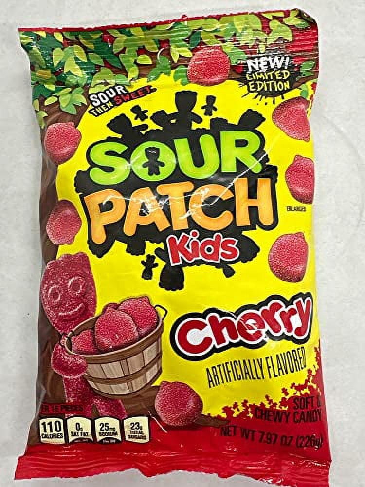 Sour Patch Cherry Soft & Chewy Candy 7.97 Ounce NEW LIMITED