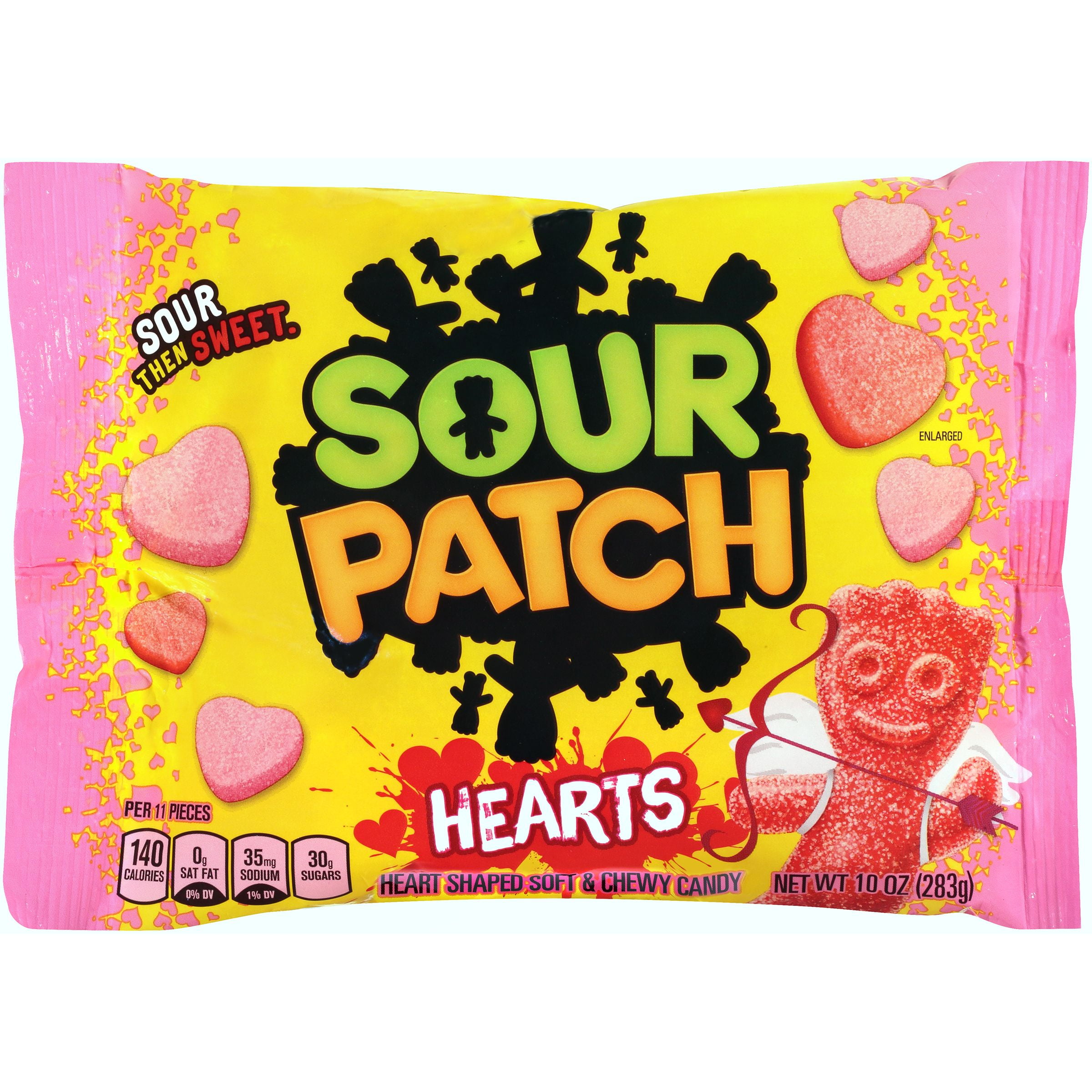 Sour Patch Hearts Valentine's Soft & Chewy Candy, 10.0 oz