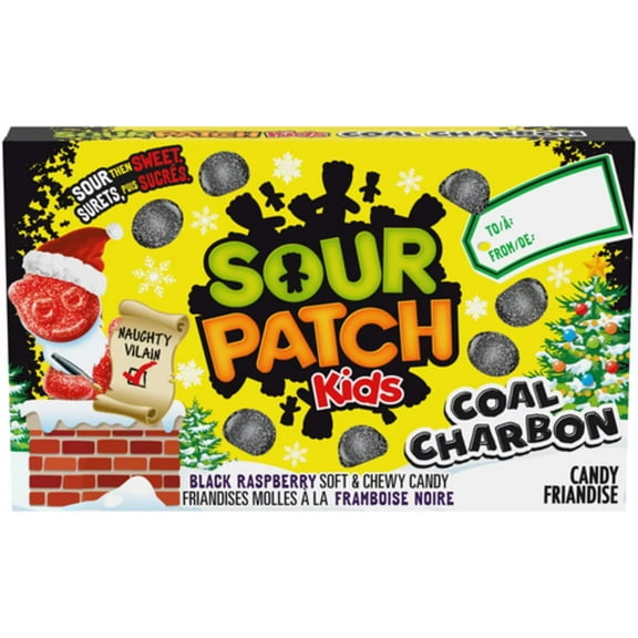 Sour Patch Kids Black Raspberry Soft & Chewy Gummy Candy - 100g/3.5 oz